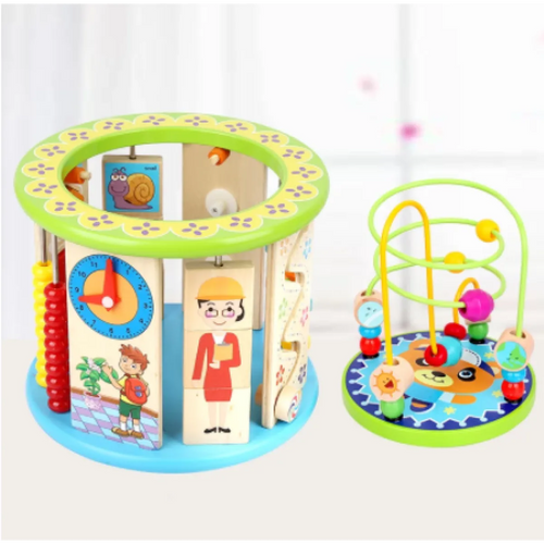 Wooden Puzzle Treasure Box 10-in-One