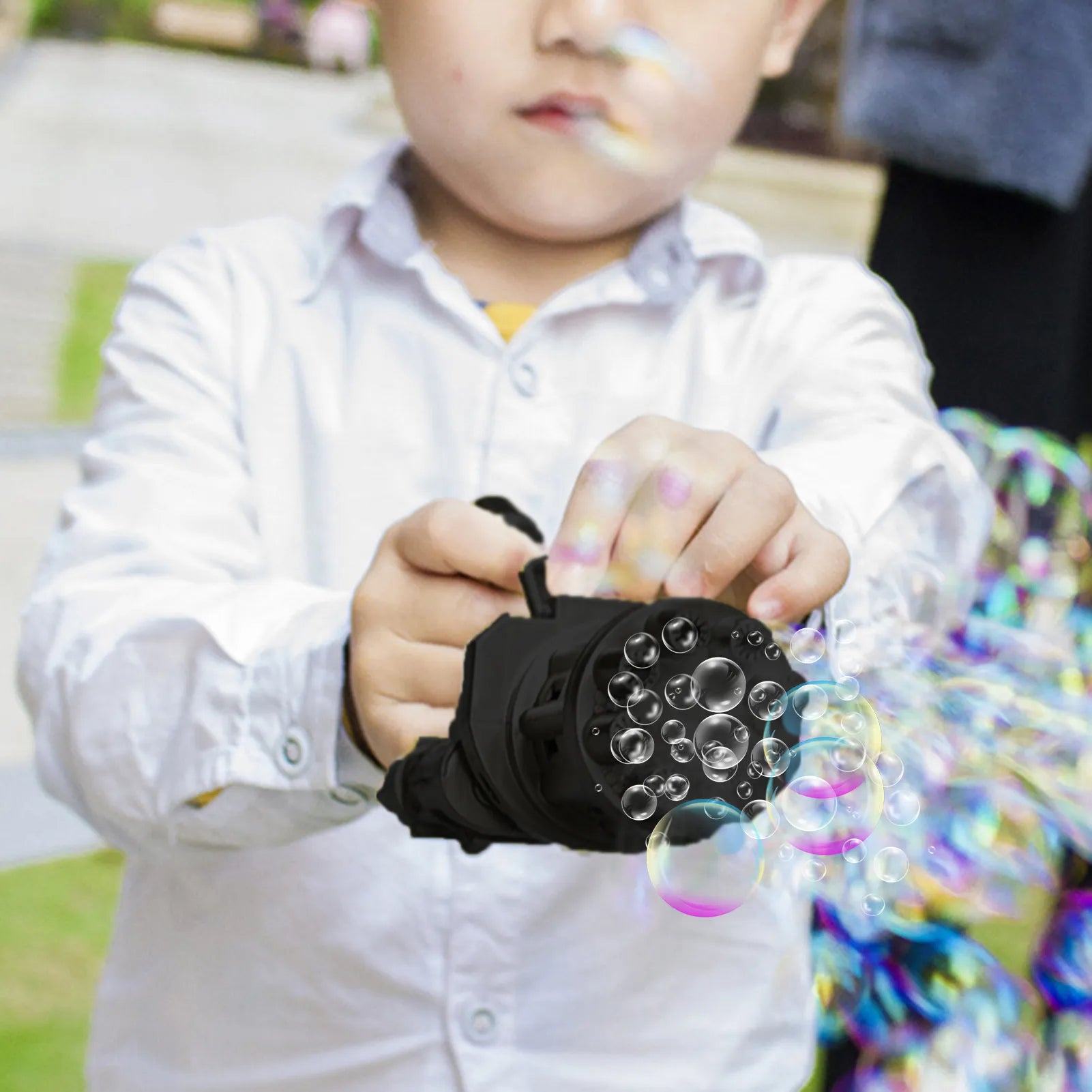 Plastic Bubble Gun Toy for Kids