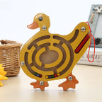 Magnetic Wooden Maze Puzzle Toy