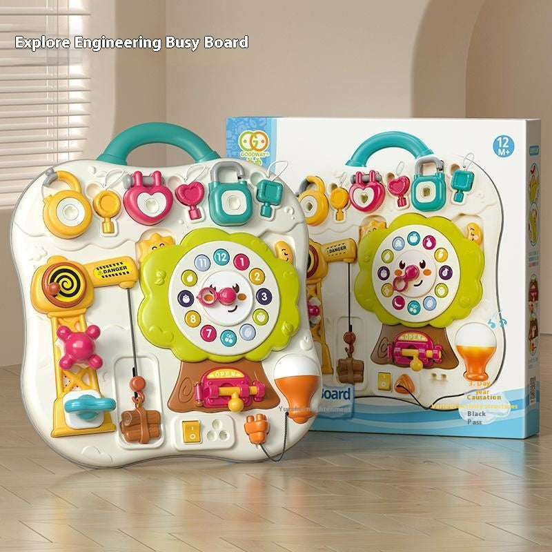 Montessori Infant Busy Board Toy